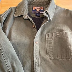 Duluth trading denim with lining shirt